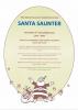 Santa Saunter Poster